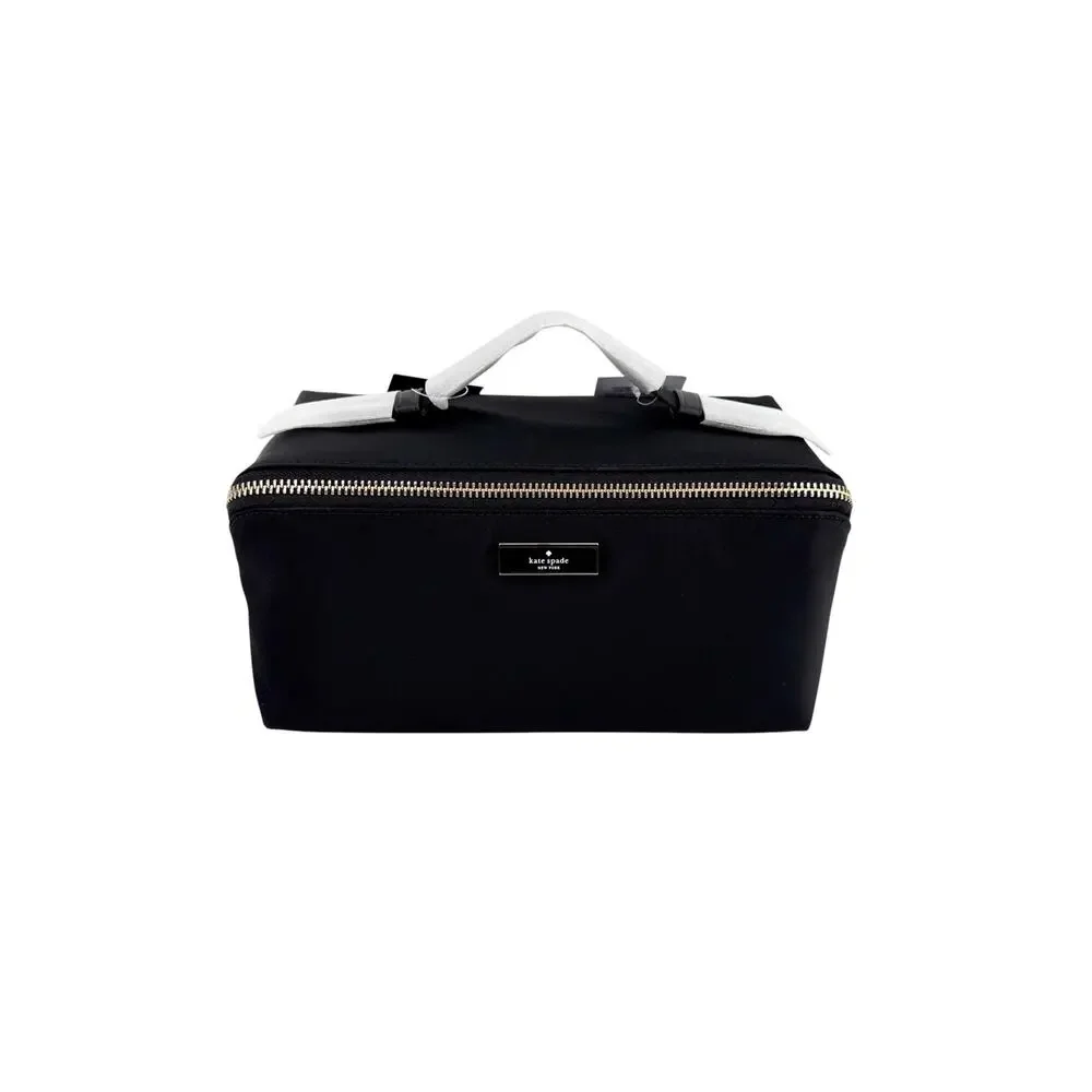 KATE SPADE New York Carter Nylon Travel Cosmetic Pouch in Black